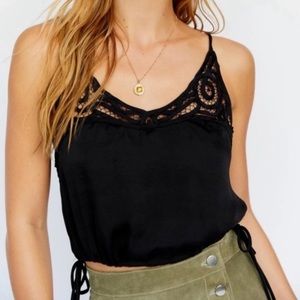 Free People Black Blouson Brami